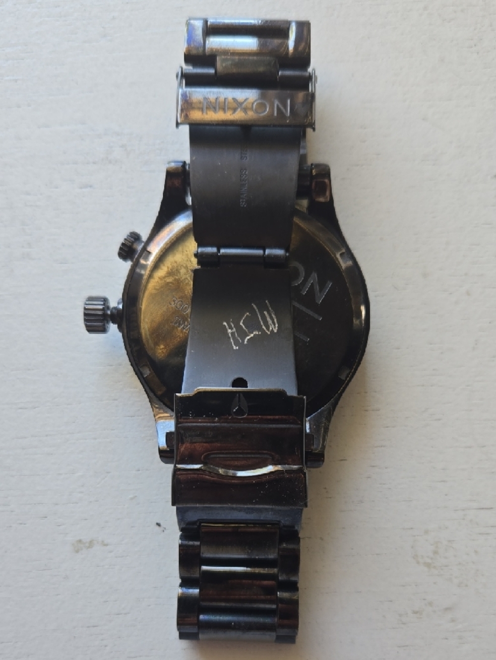 Nixon Black and Silver Diver-Style Stainless Watch - Picture 2 of 4